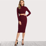 Crop Top and Pencil Skirt