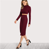 Crop Top and Pencil Skirt