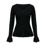 Ruffle Trim Sweater