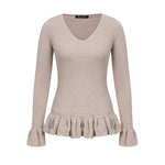 Ruffle Trim Sweater