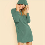 Hooded Sweater Dress