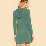 Hooded Sweater Dress