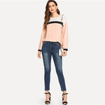 Color Block Blouse